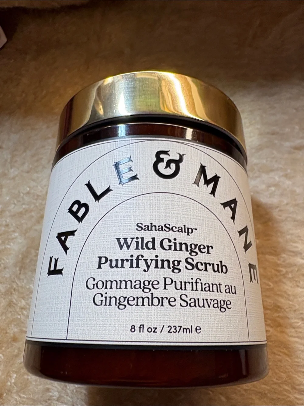 SahaScalp Wild Ginger Purifying Scrub - Brown